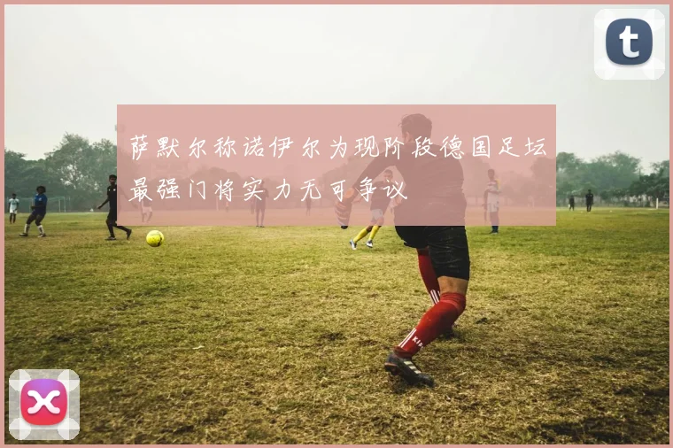 萨默尔称诺伊尔为现阶段德国足坛最强门将实力无可争议